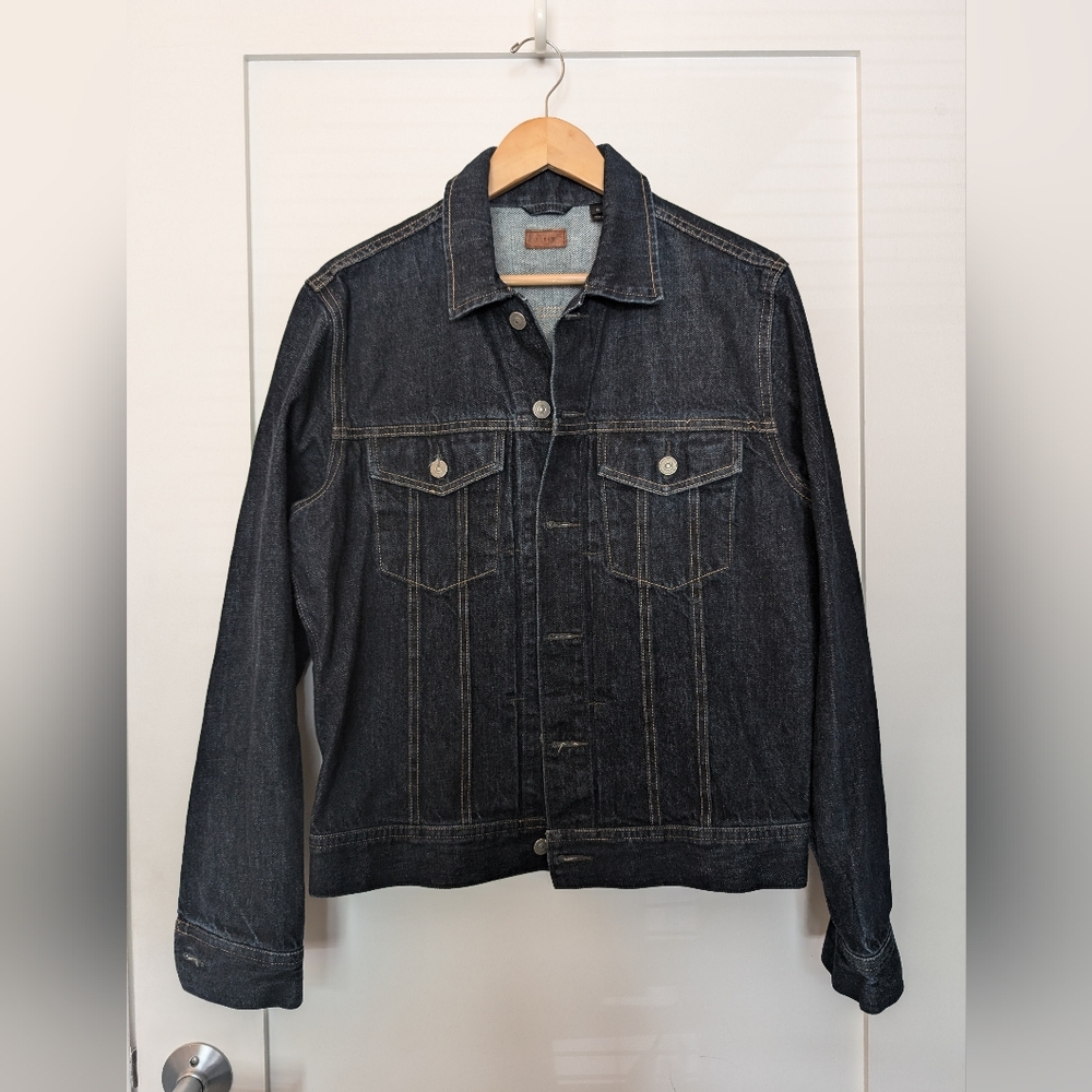 💙J.Crew trucker jacket, indigo blue denim
